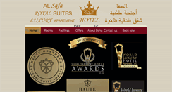 Desktop Screenshot of alsafaroyalsuites.com